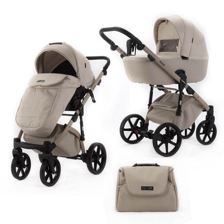 ADAMEX Kočárek kombinovaný Nola Natura Vanilla Adamex