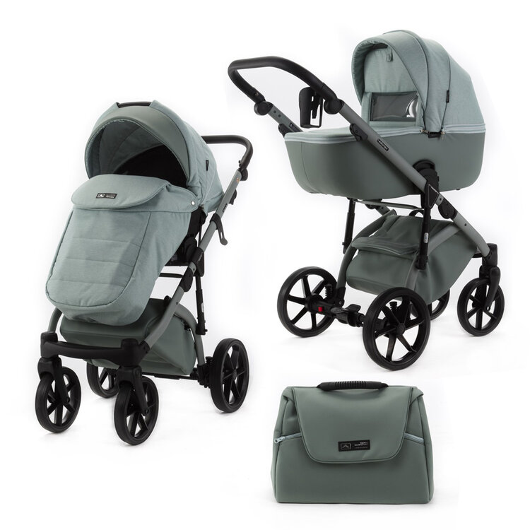 ADAMEX Kočárek kombinovaný Nola Natura Mint Adamex