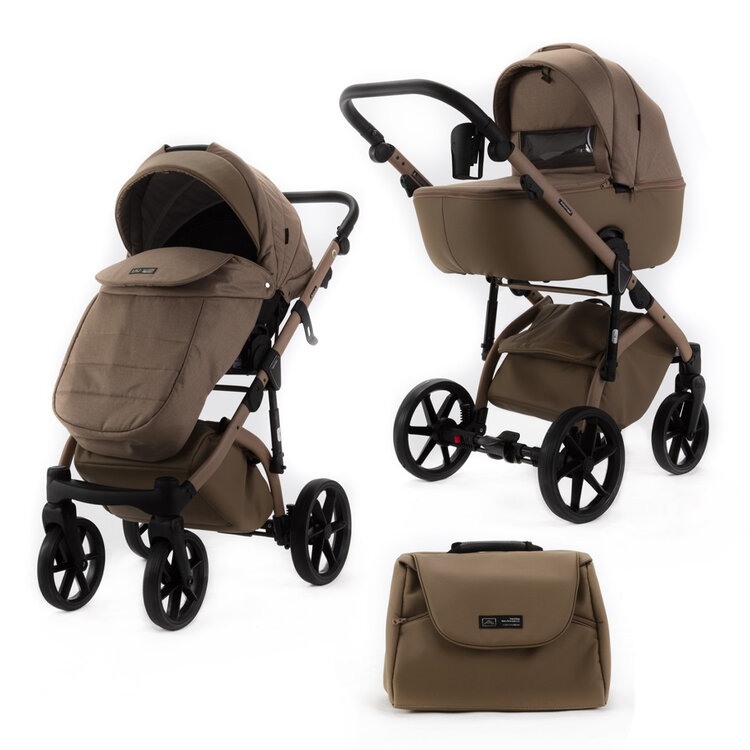 ADAMEX Kočárek kombinovaný Nola Natura Camel Adamex