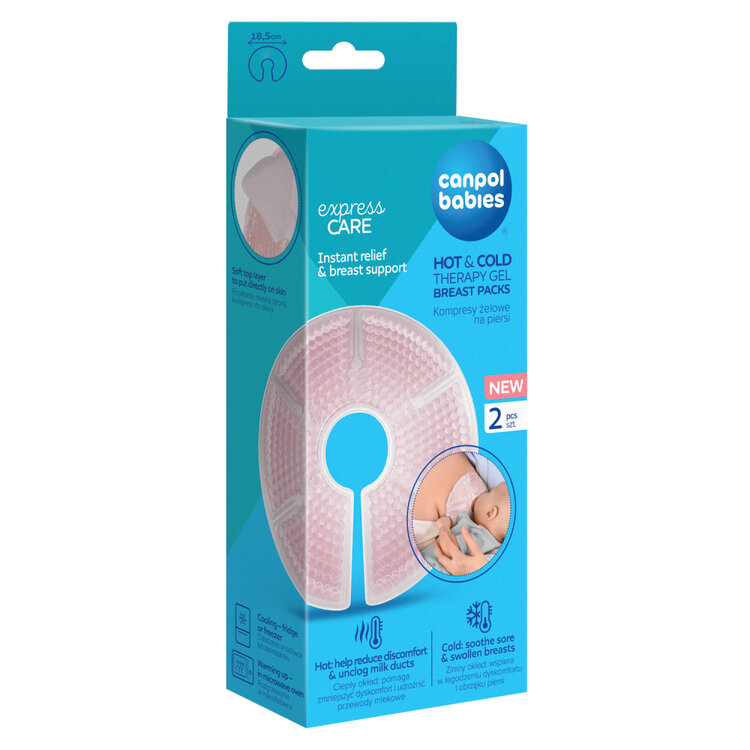 CANPOL BABIES Obklad na prsa gelový Hot&Cold 2ks Canpol Babies