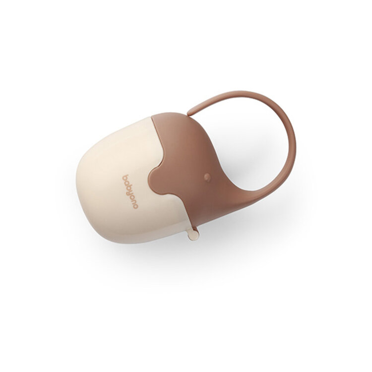BABYONO Pouzdro na dudlík slon béžové 0m+ BabyOno