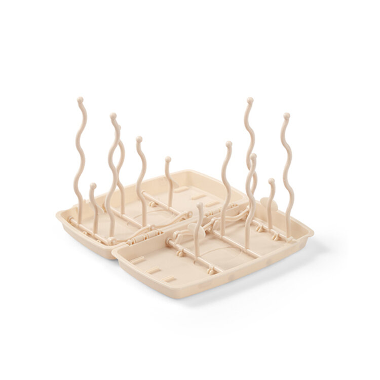 BABYONO Stojan na sušení kojeneckých lahví a dudlíků béžový BabyOno