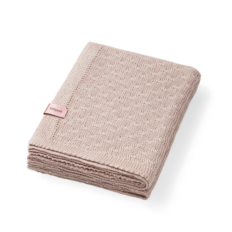 BABYONO Deka pletená bambusová Beige BabyOno