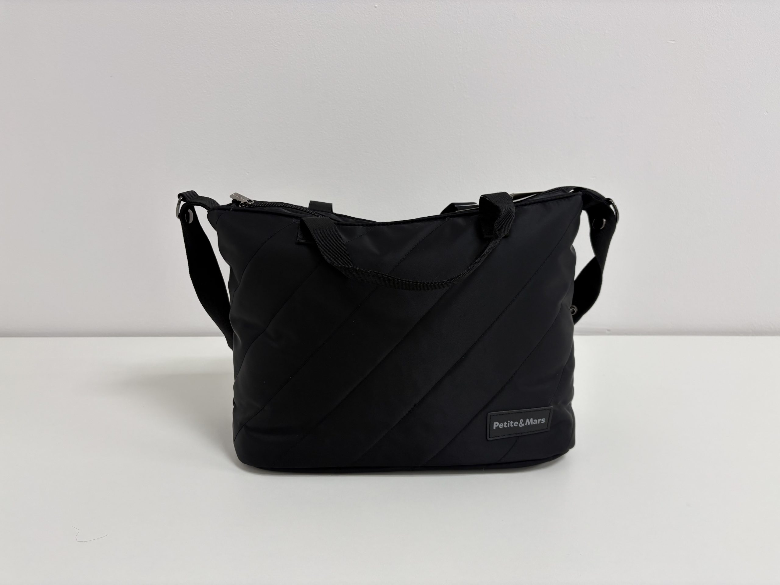 PETITE&MARS Taška přebalovací Mia Absolute Black Petite&Mars