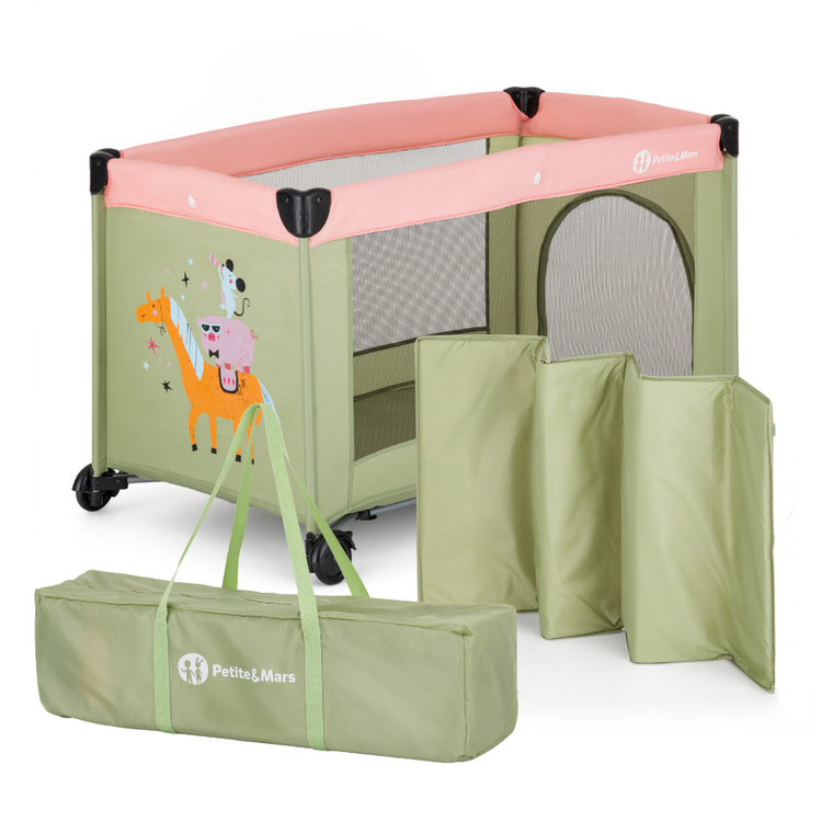 PETITE&MARS Postýlka cestovní Koot - Friends Boho Party Petite&Mars