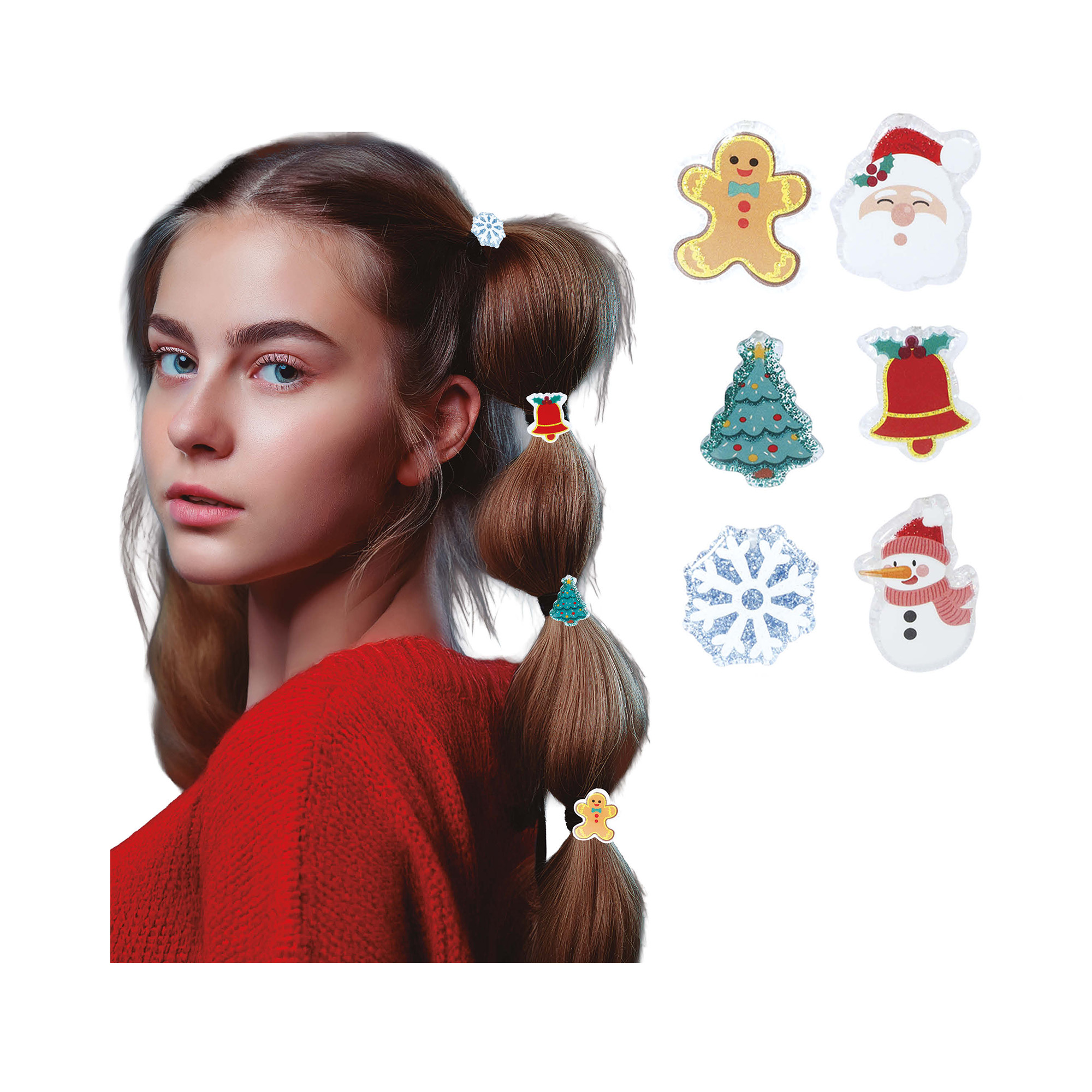 Gumičky do vlasů Vánoce 6 ks Albi Albi