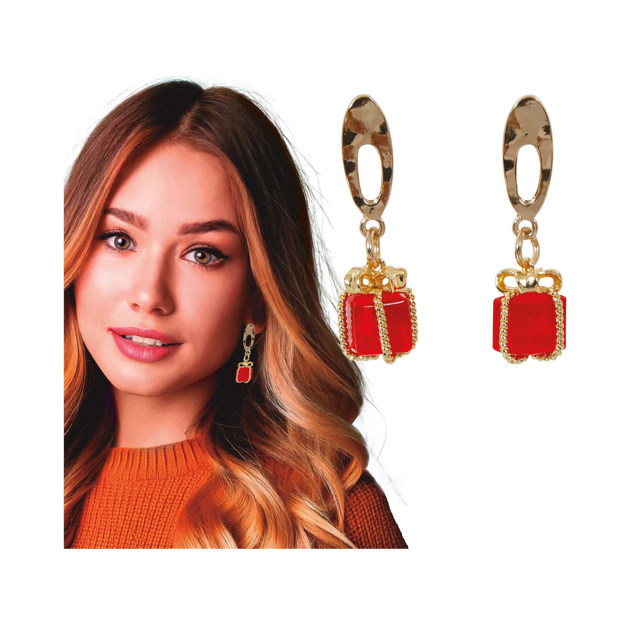 Naušnice Vánoční dárek Albi Albi