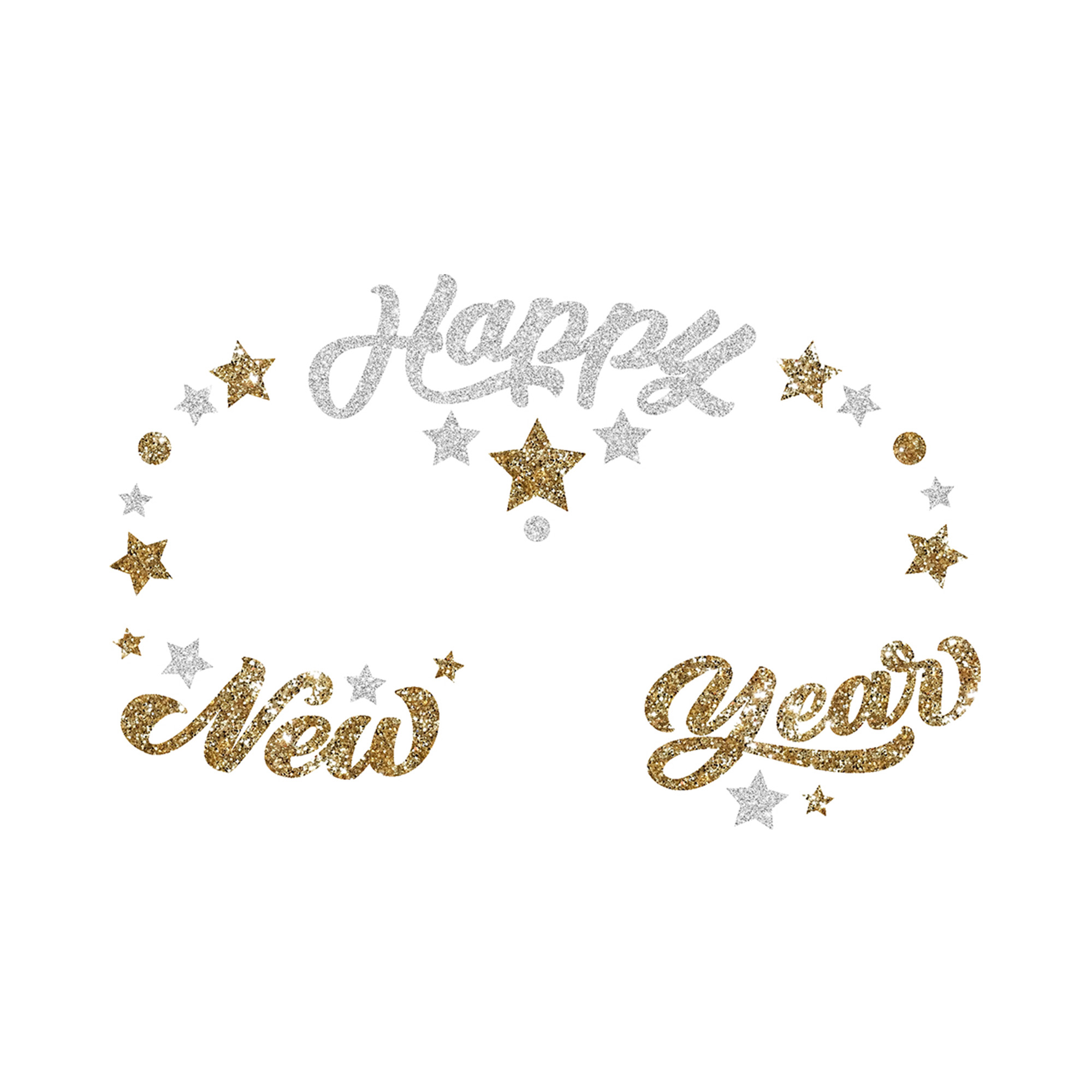 Samolepky na obličej Happy New Year Albi Albi