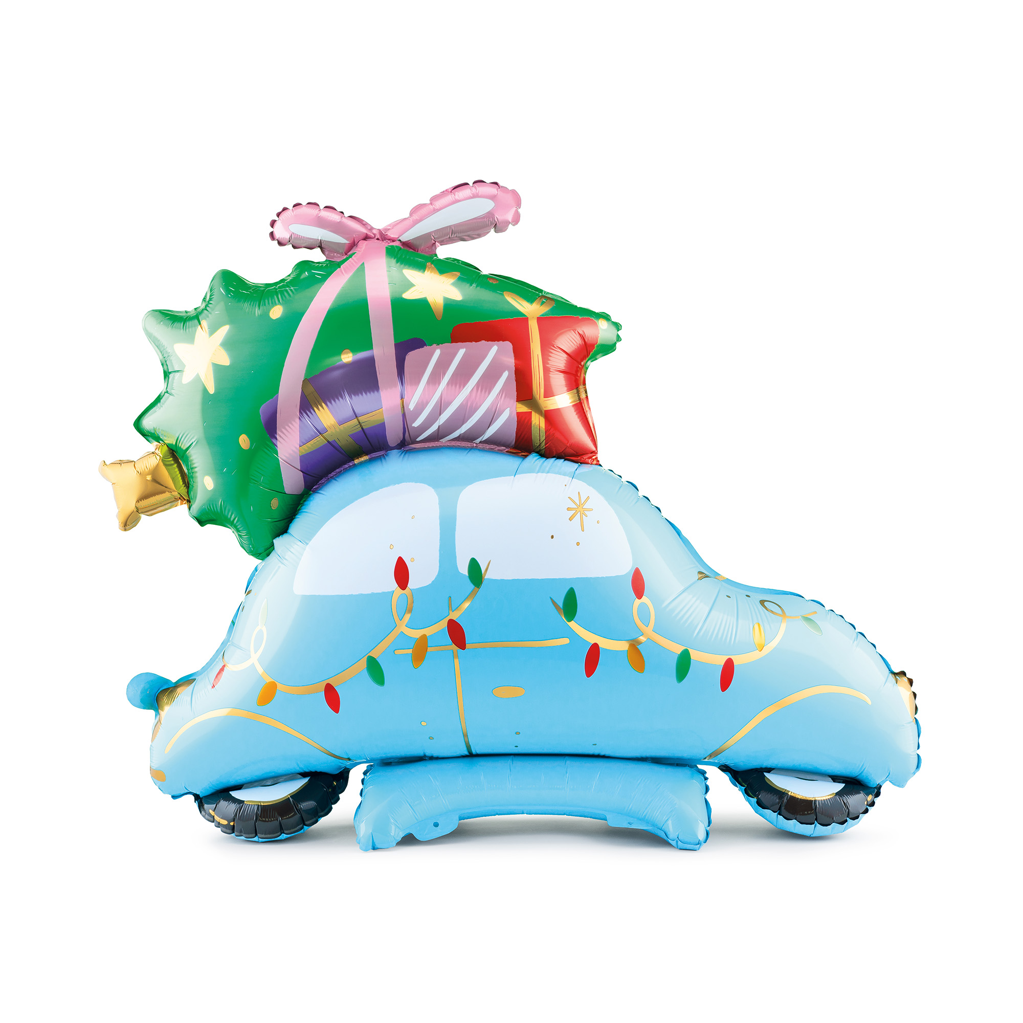 Balónek fóliový stojící Vánoční auto 102 × 100 cm Albi Albi