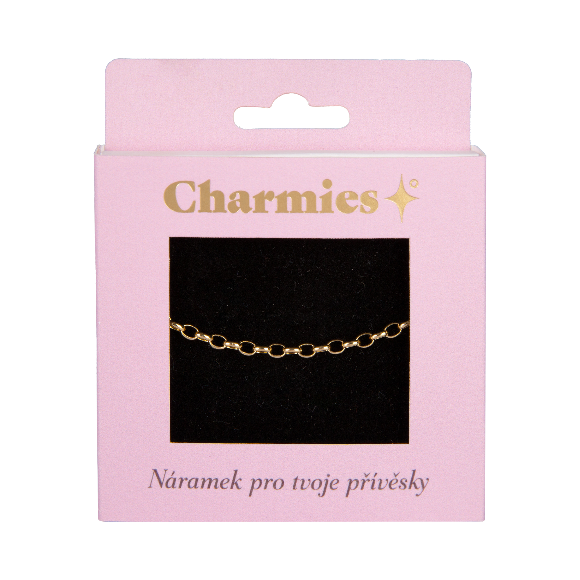 Zlatý náramek na přívěsky Albi Albi