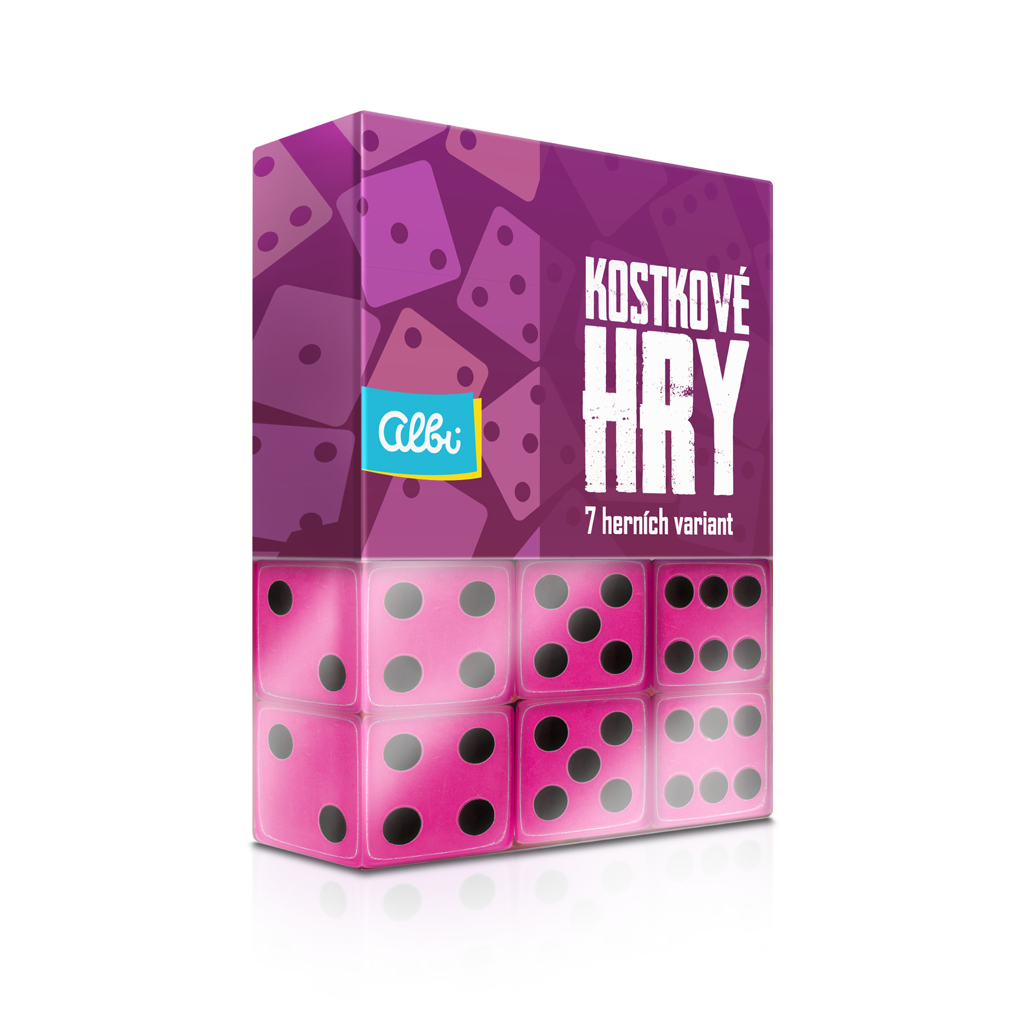 Fialové kostkové hry Albi Albi