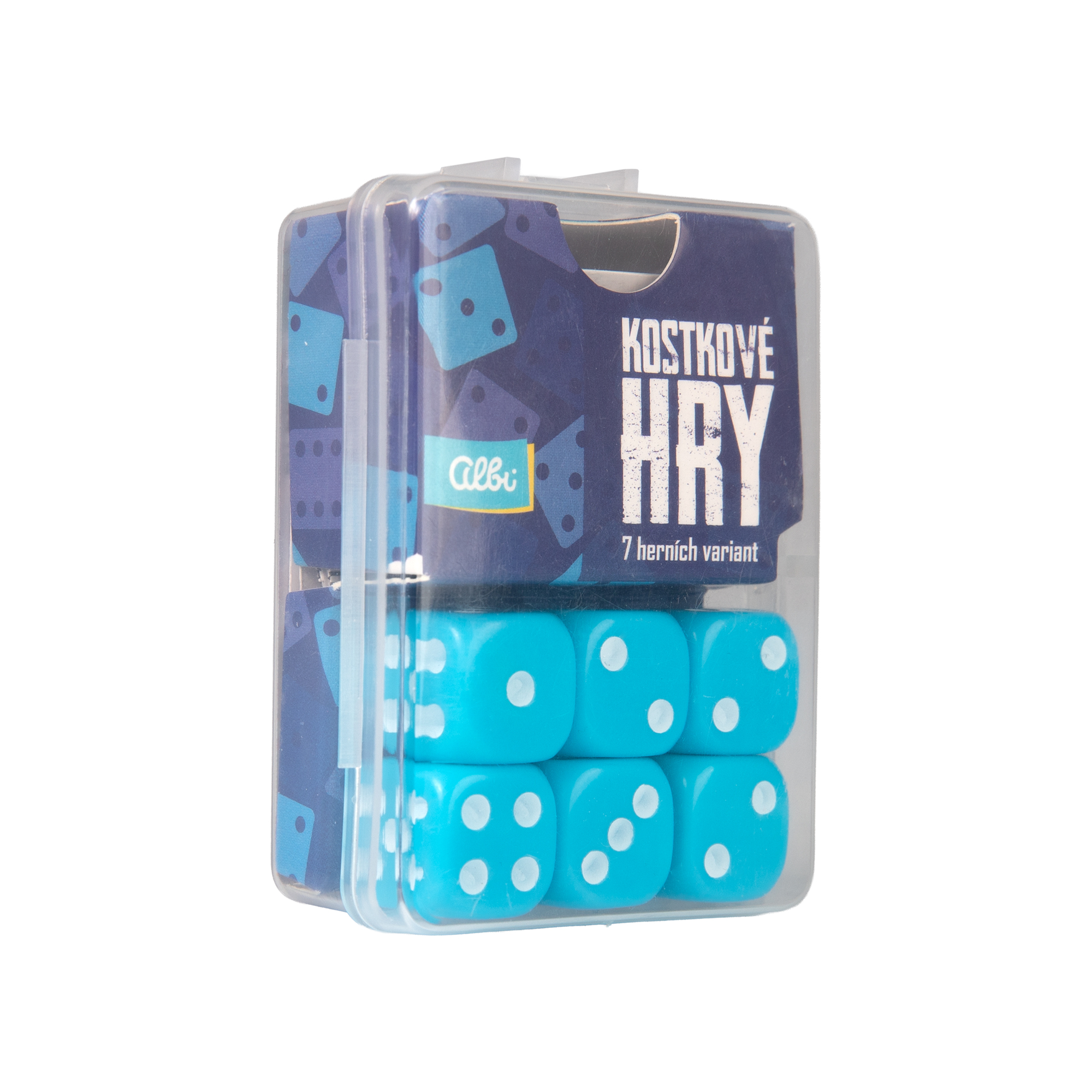 Modré kostkové hry Albi Albi
