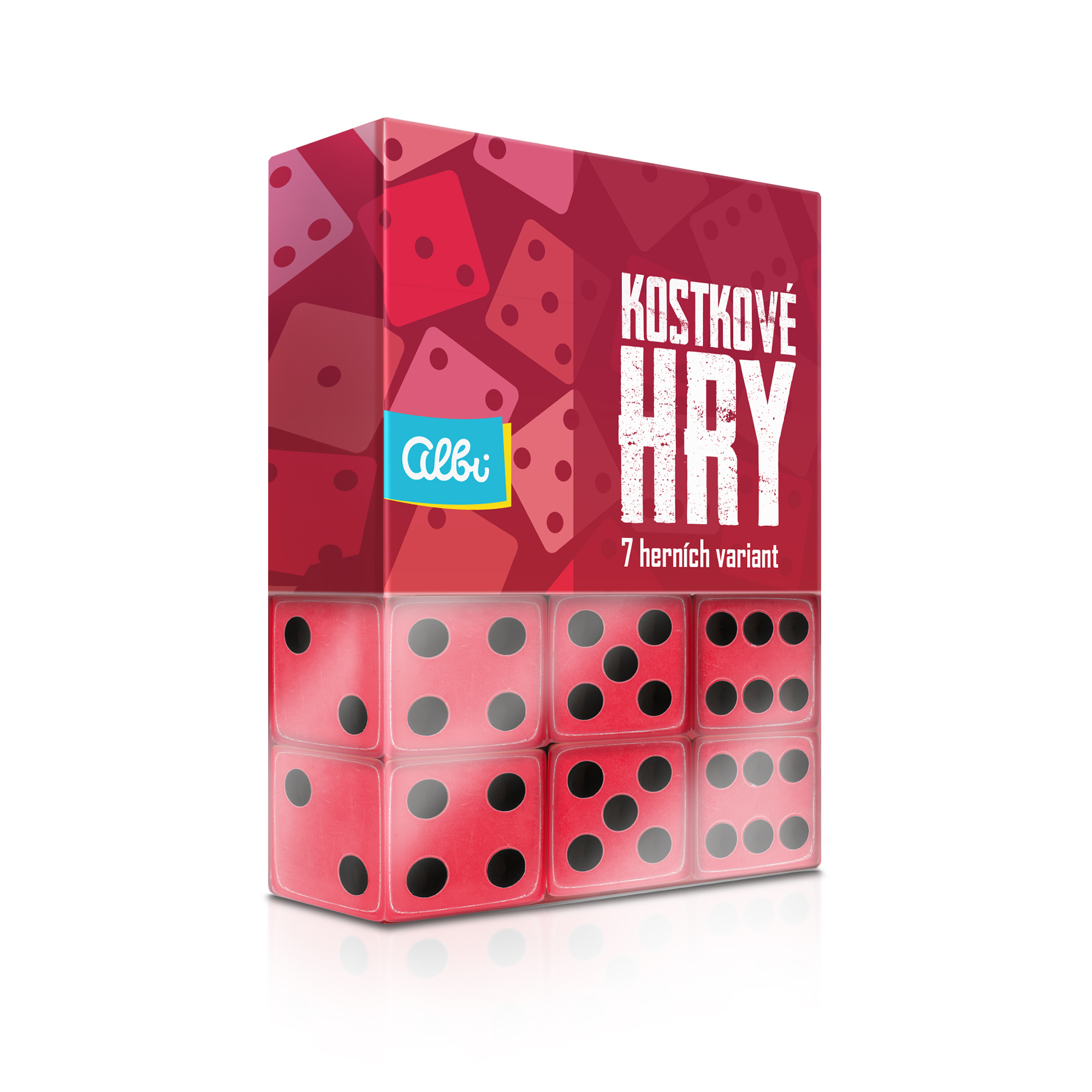 Červené kostkové hry Albi Albi