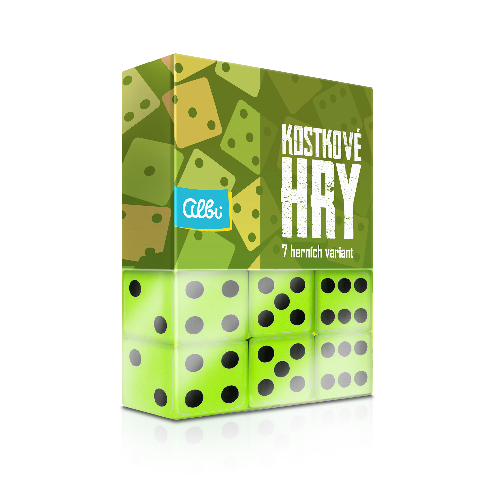 Zelené kostkové hry Albi Albi