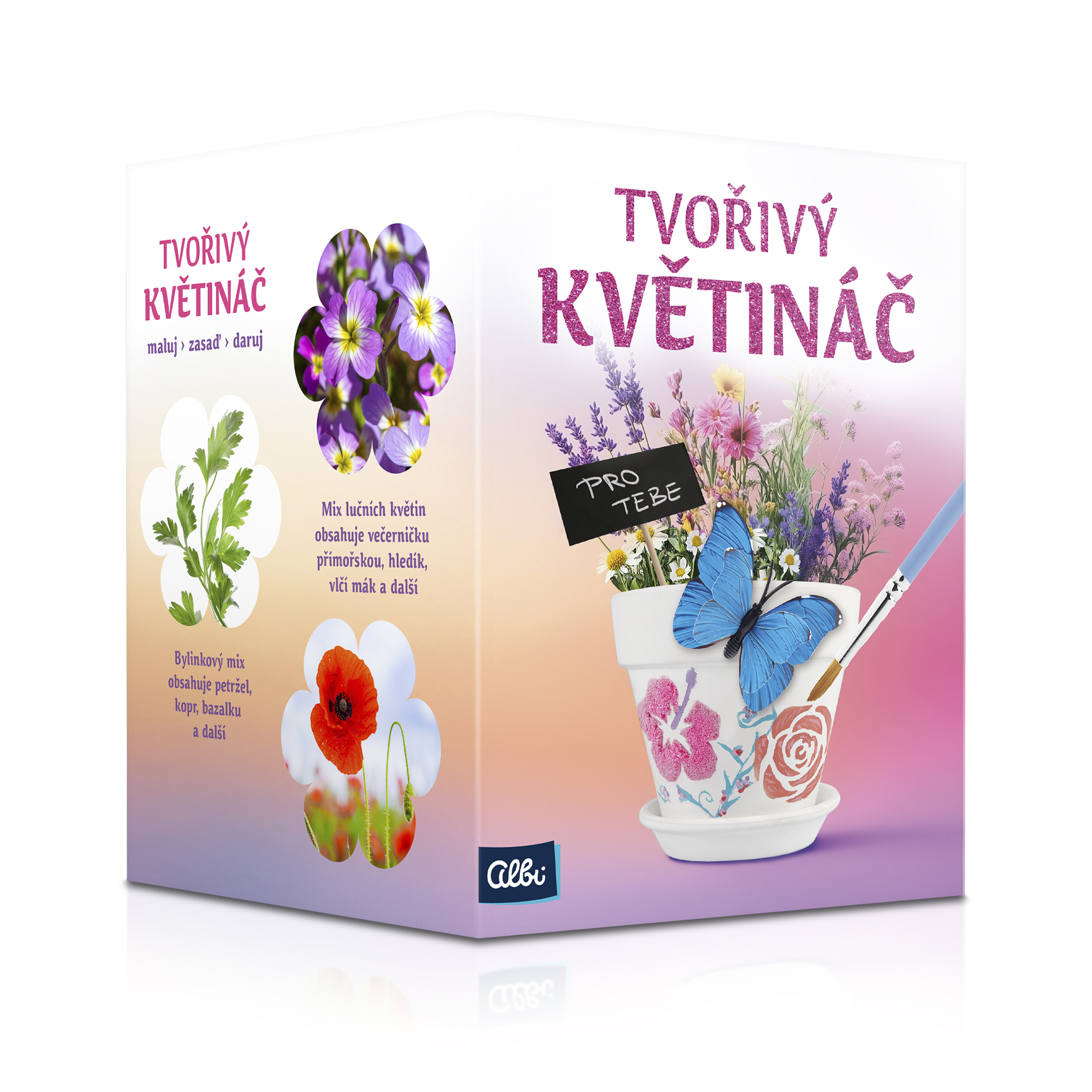 Tvořivý květináč Albi Albi