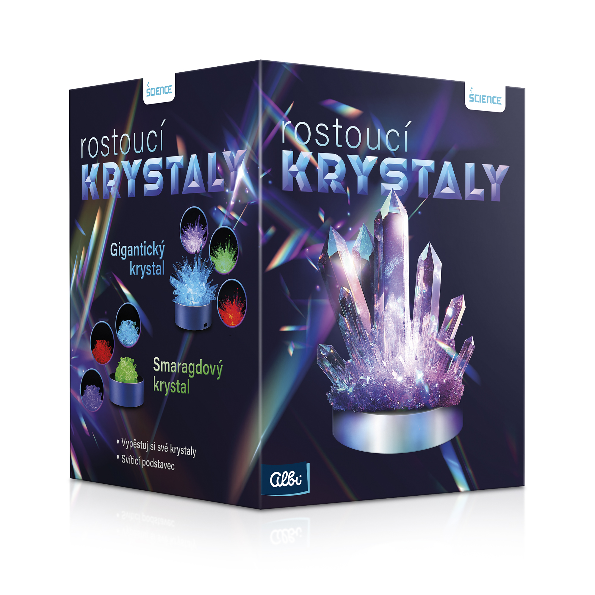 Rostoucí krystaly Albi Albi