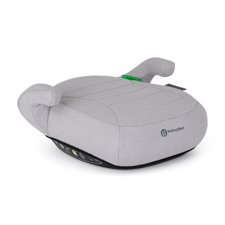 PETITE&MARS Podsedák Zuno Gentle Grey 125 - 150 cm (22-36 kg) Petite&Mars