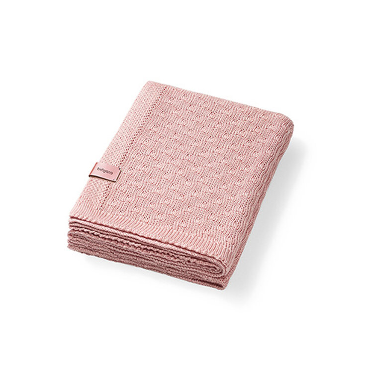 BABYONO Deka pletená bambusová Pink BabyOno
