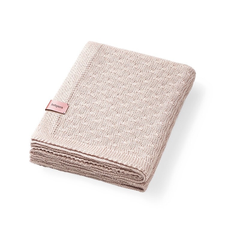 BABYONO Deka pletená bambusová Light Beige BabyOno