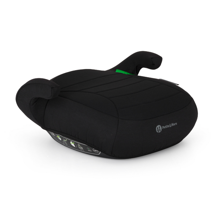 PETITE&MARS Podsedák Zuno Coal Black 125 - 150 cm (22-36 kg) Petite&Mars