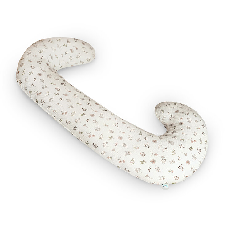 CEBA Polštář kojicí Cebuška Duo Mušelín Small Twigs 300 cm Ceba