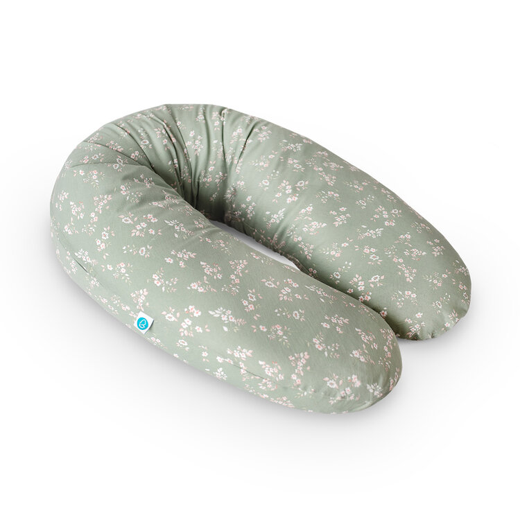 CEBA Polštář kojicí Cebuška Multi Žerzej Green Meadow 190 cm Ceba