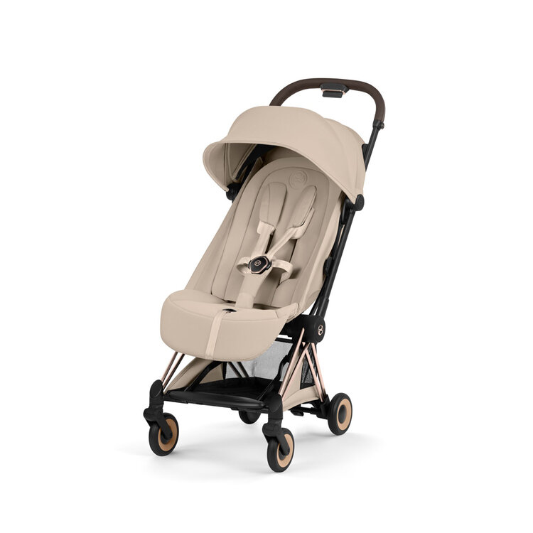 CYBEX Golfový kočárek Coya Style Colection Cozy Beige (Rosegold Frame) 2026 Platinum Cybex