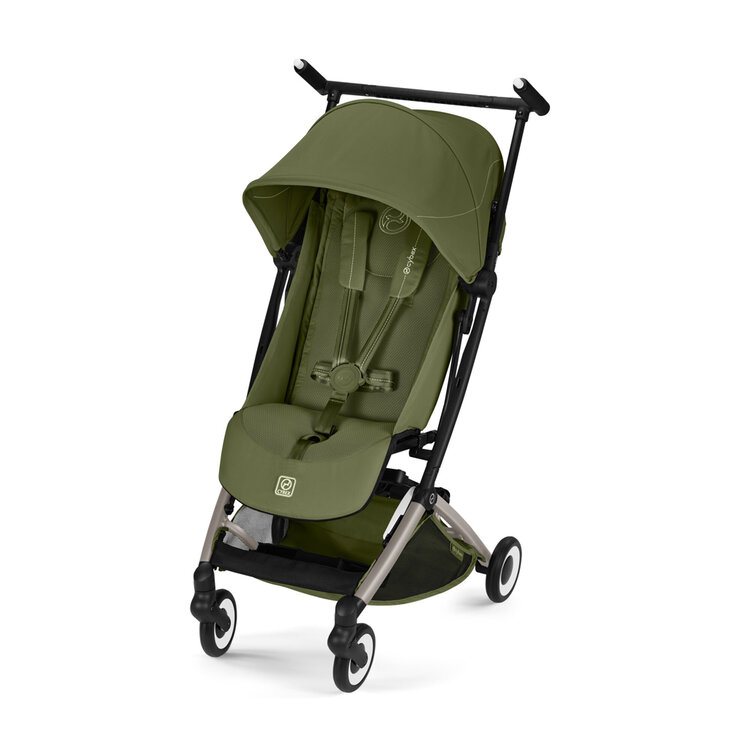 CYBEX Golfový kočárek Libelle Taupe - Moss Green Gold Cybex