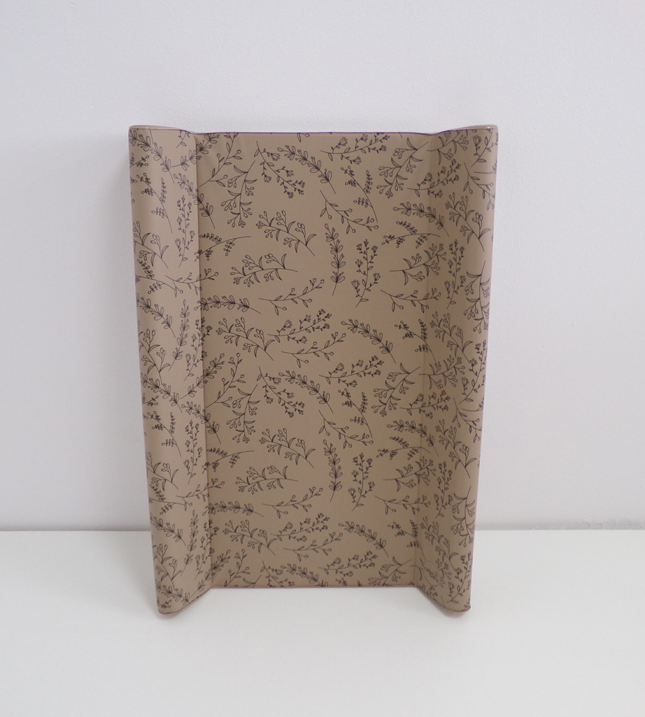 CEBA BABY Podložka přebalovací 2-hranná s pevnou deskou (50x70) Basic Flowers Ceba