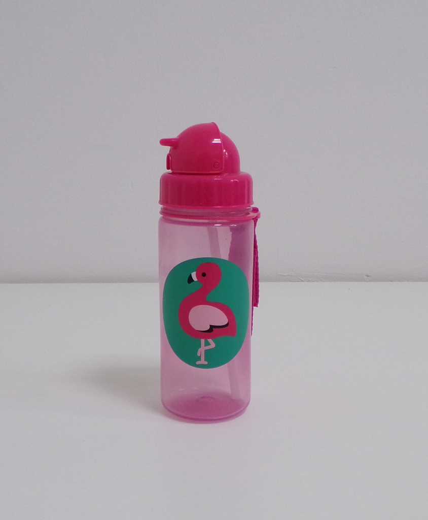 SKIP HOP Zoo Hrnek s brčkem PP bez PVC a BPA Plameňák 12m+ Skip Hop