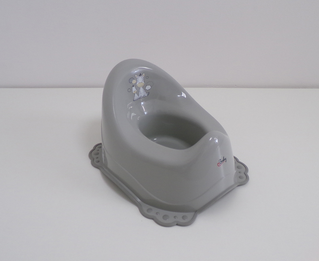 MALTEX Nočník protiskluzový s hudbou Zebra - grey Maltex