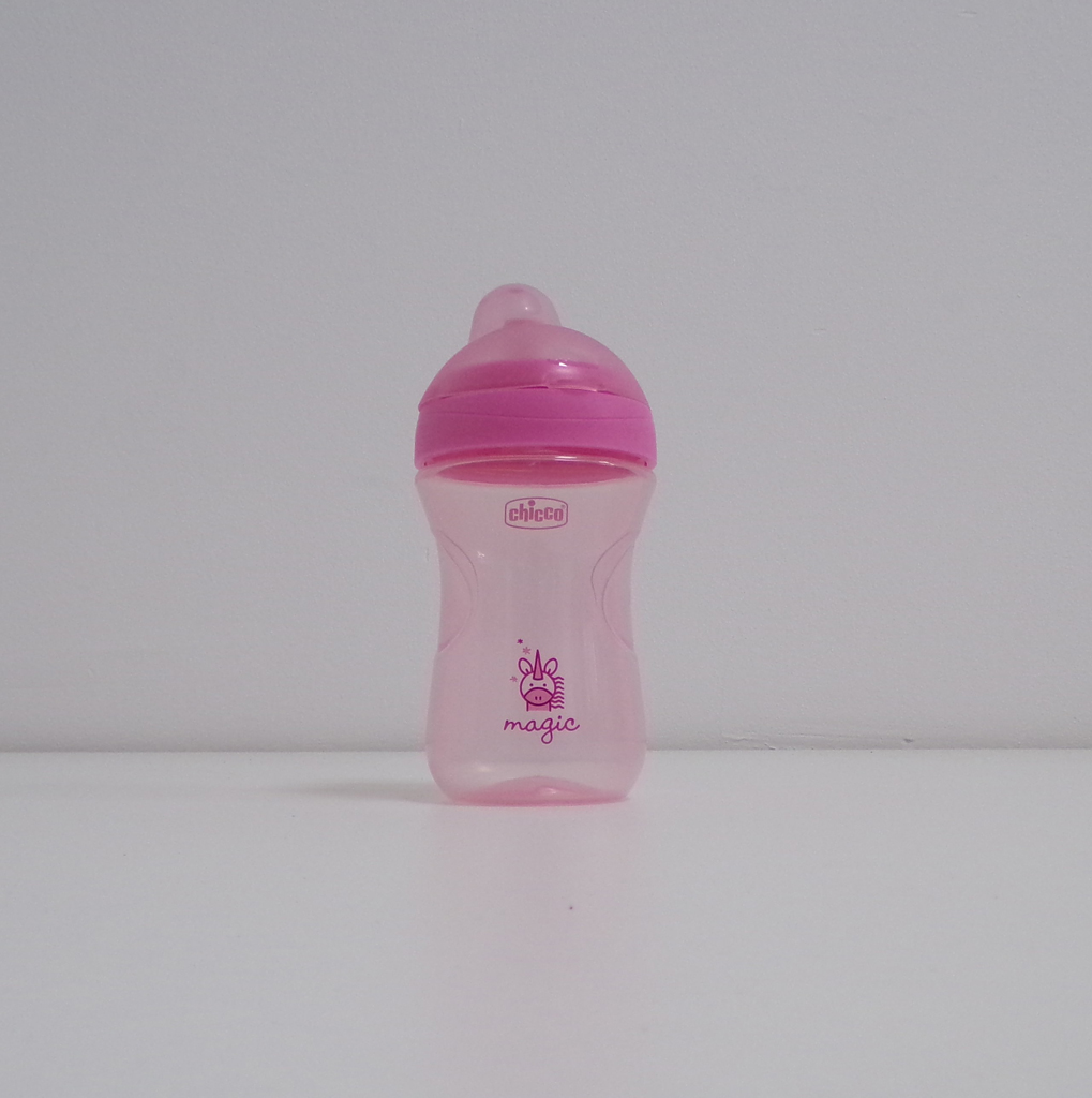 CHICCO Hrneček Advanced s brčkovým náustkem 266 ml růžový 12m+ Chicco