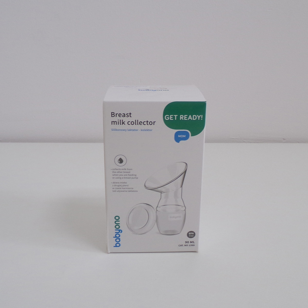 BABYONO Sběrač mateřského mléka jednodílný silikonový 90 ml BabyOno