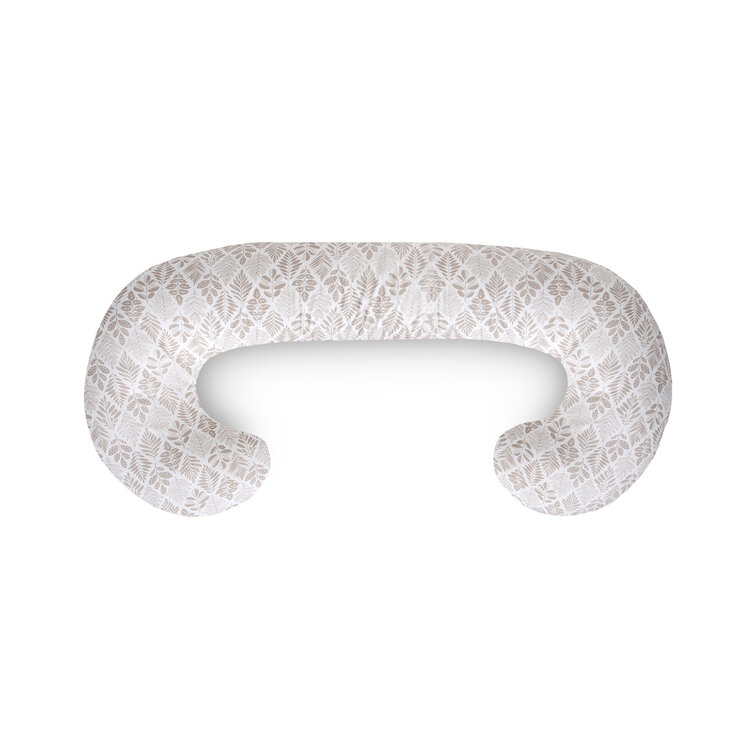 CEBA Polštář kojicí Cebuška Duo Žerzej Brown Leaves 300 cm Ceba