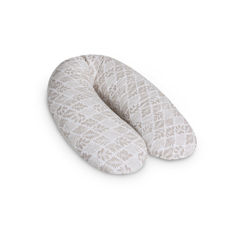 CEBA Polštář kojicí Cebuška Multi Žerzej Brown Leaves 190 cm Ceba