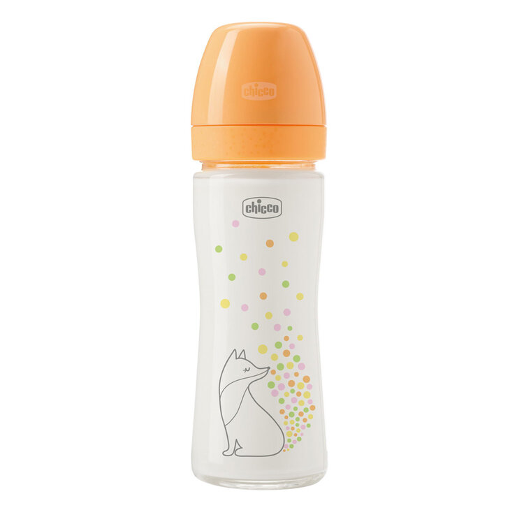 CHICCO Kojenecká skleněná láhev Perfect Easy 240 ml