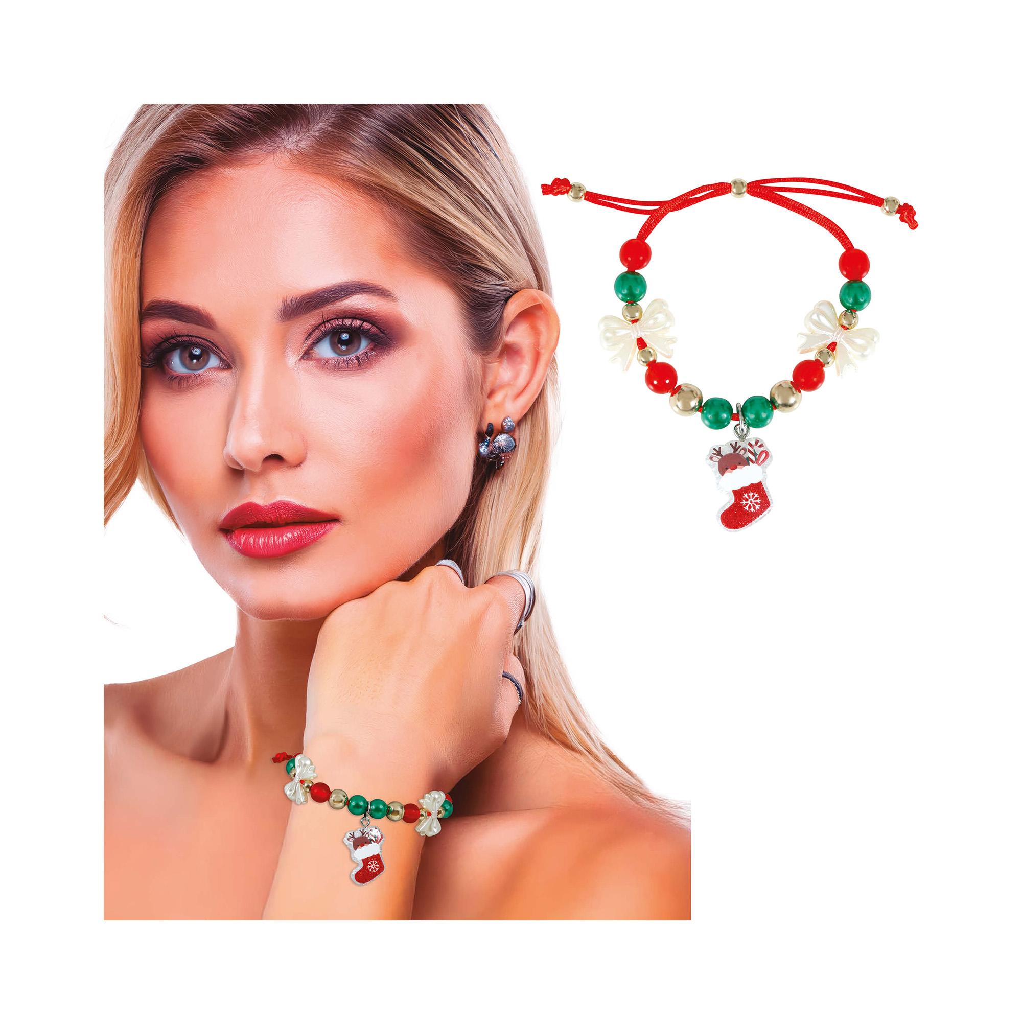 Vánoční náramek s punčochou Albi Albi