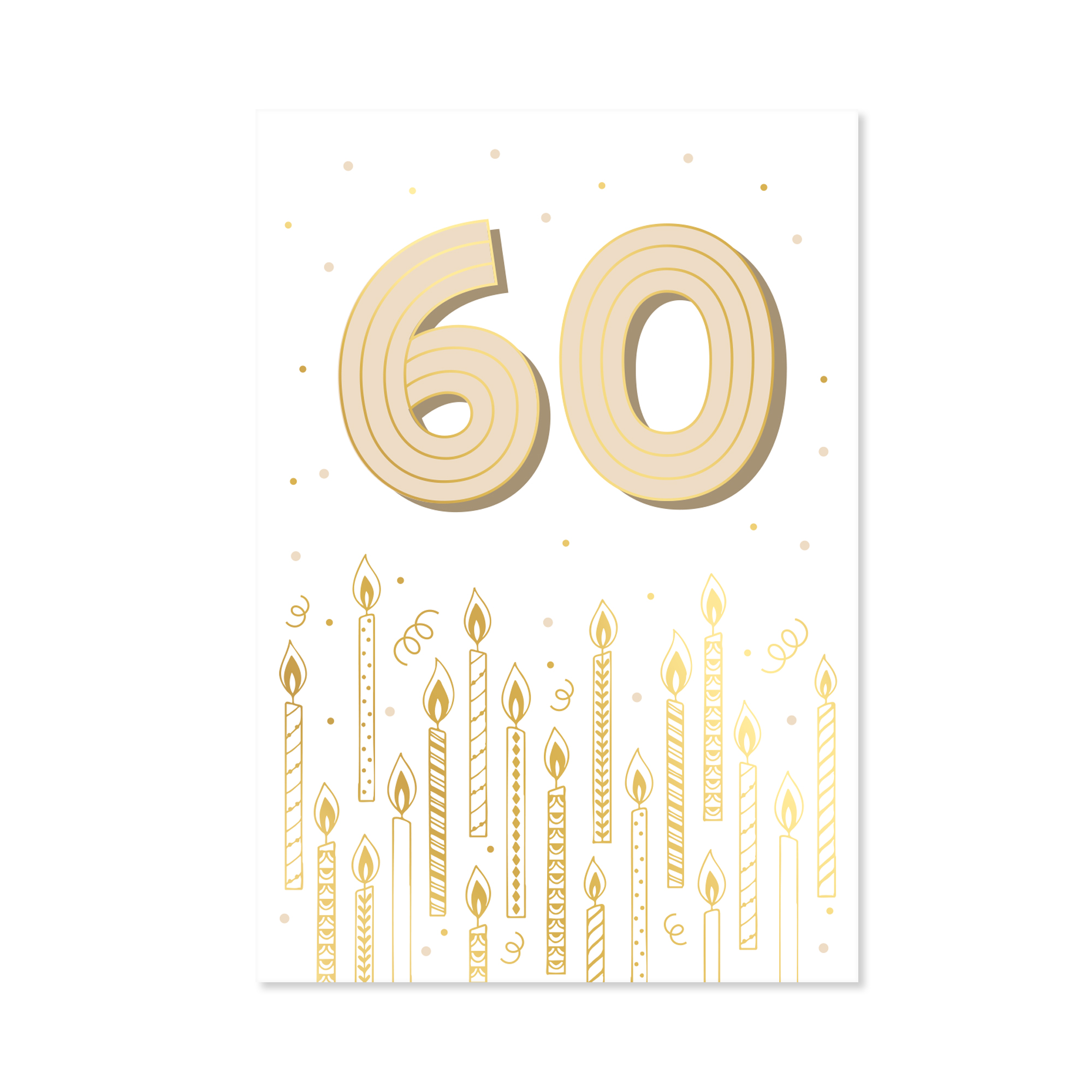 Přání k narozeninám - Zlatá ražba 60 let Albi Albi