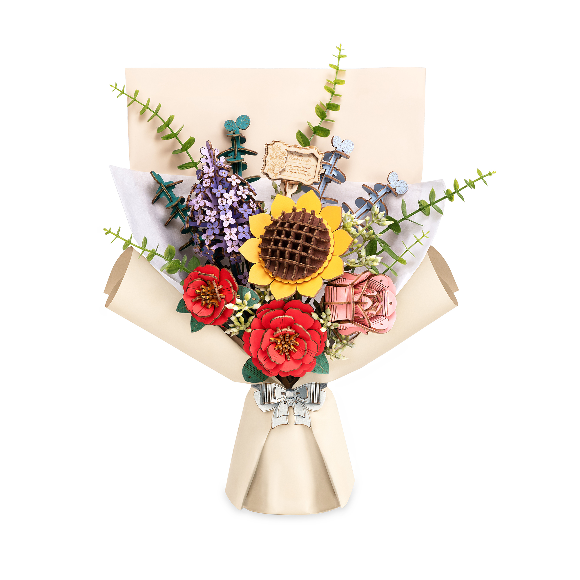 Dřevěné květiny - Kytice Robotime Robotime