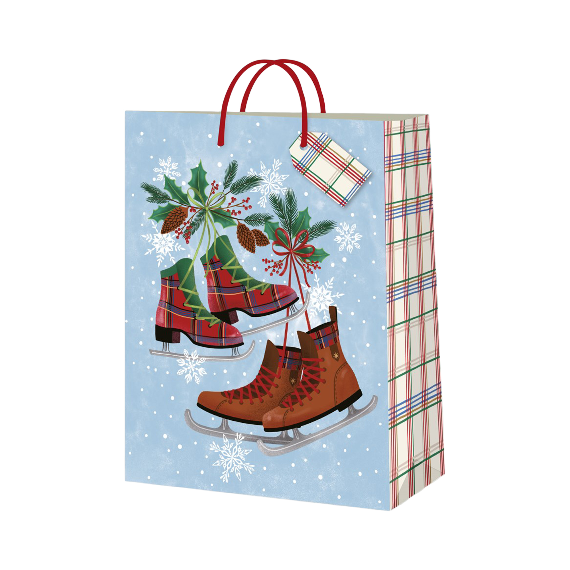 Dárková taška velká - Brusle (26 × 12