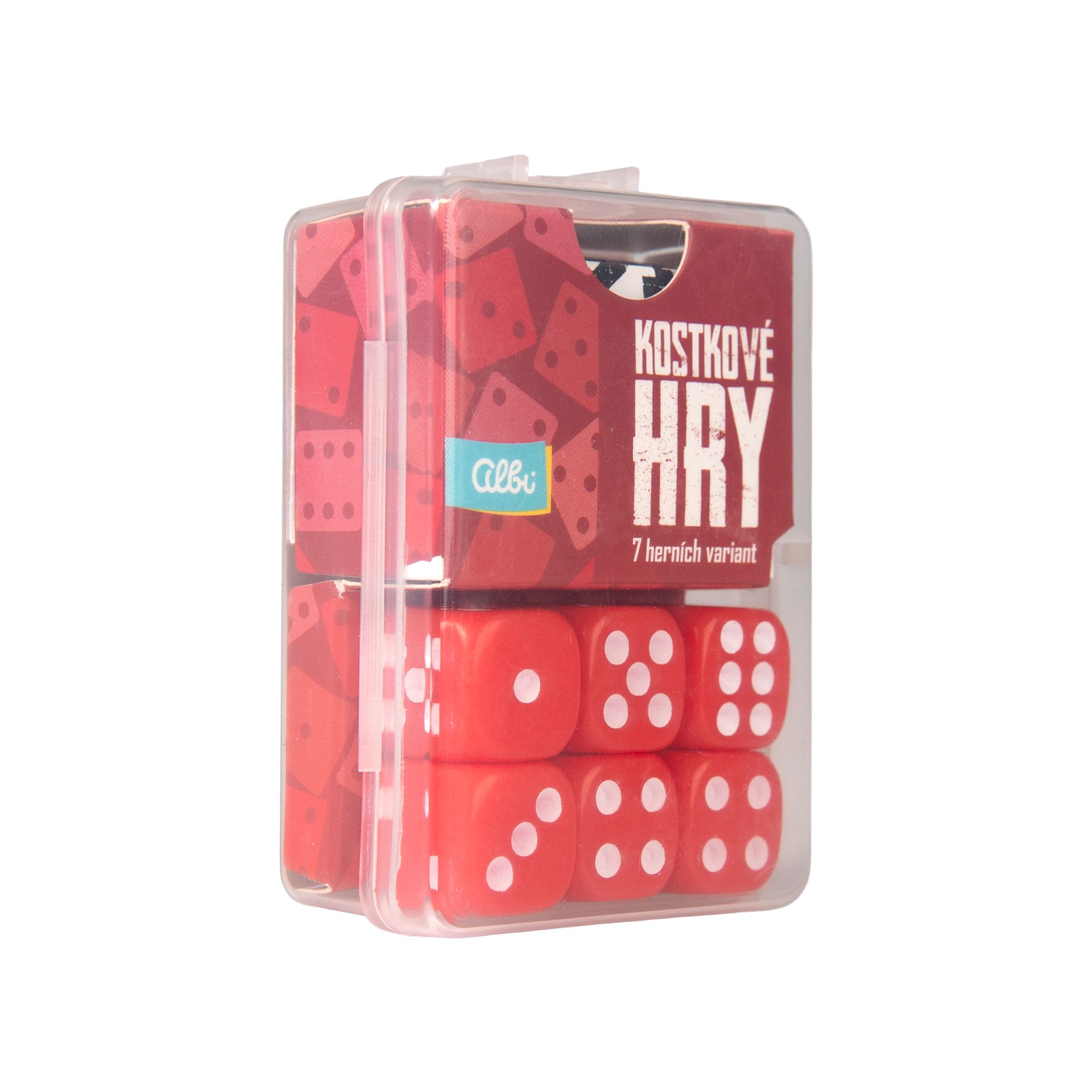 Červené kostkové hry Albi Albi