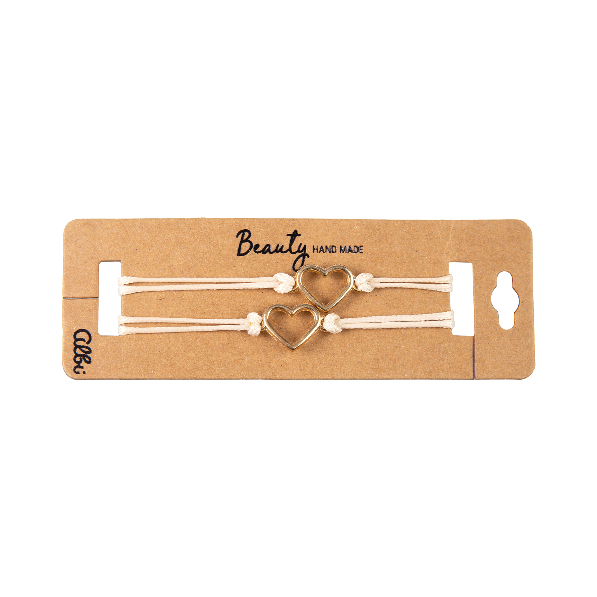 Náramky - Dvě zlatá srdce Albi Albi