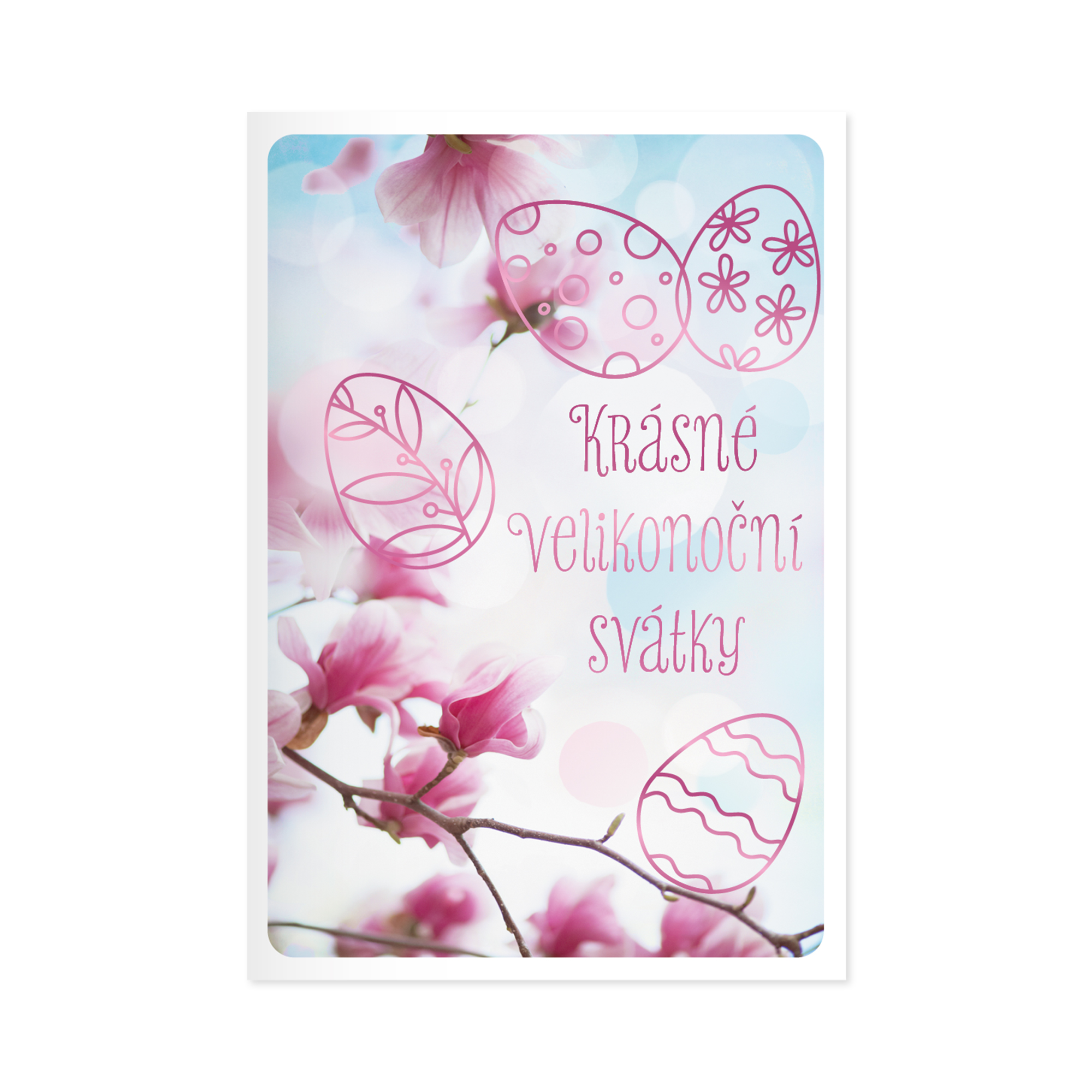 Velikonoční přání - Rozkvetlé magnolie Albi Albi