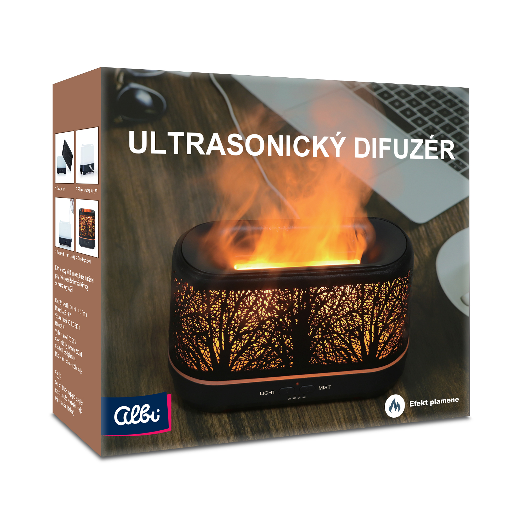 Ultrasonický difuzér Exclusive - Stromy Albi Albi