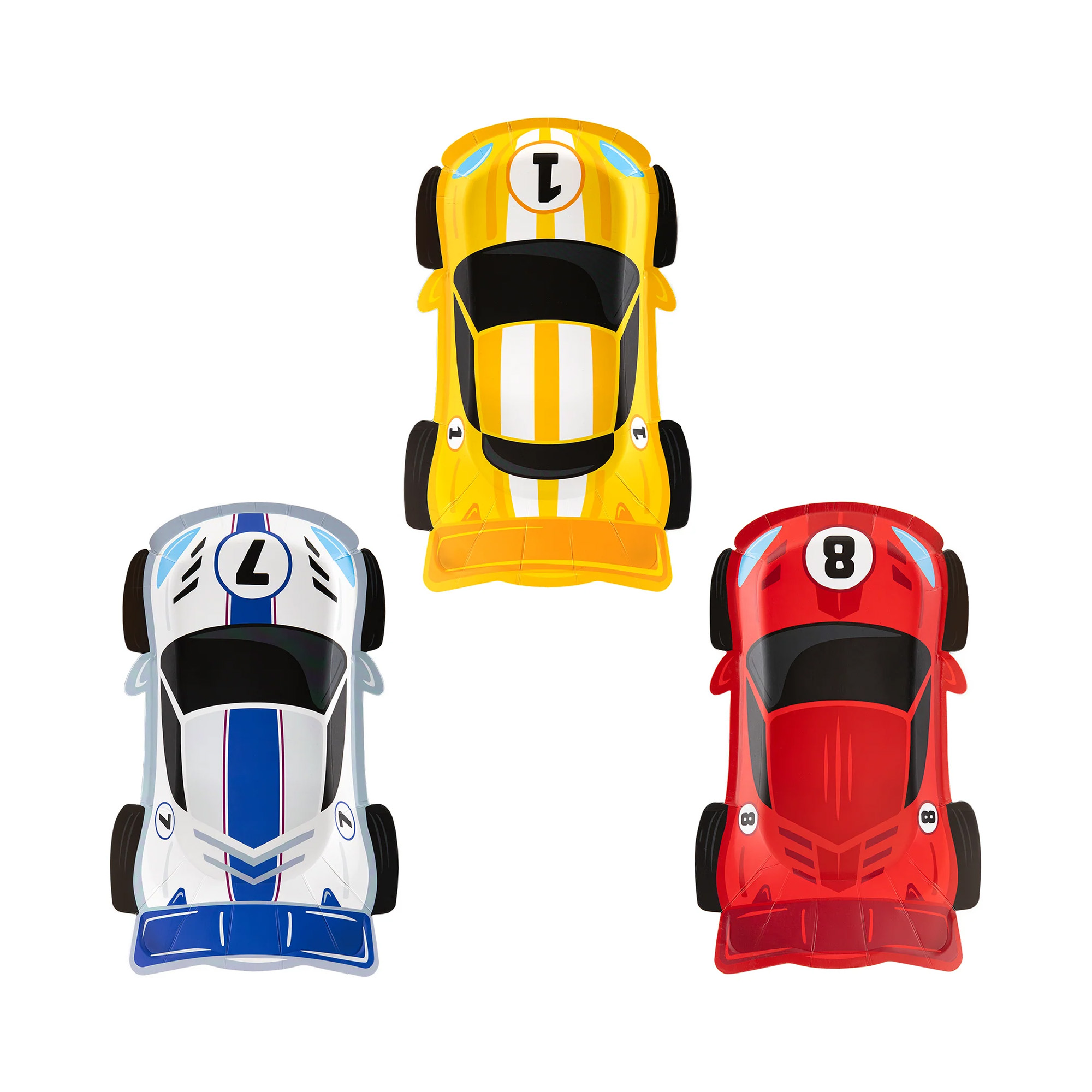 Talíře Závodní auta 6 ks Albi Albi