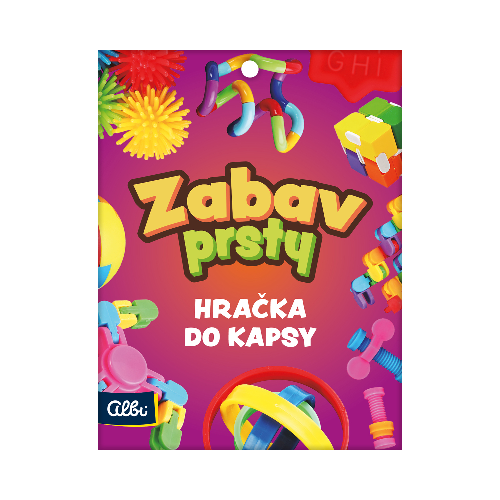 Zabav prsty - Hračka do kapsy Albi Albi