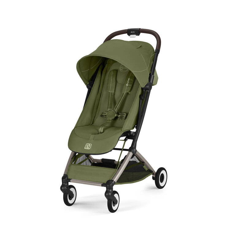 CYBEX Golfový kočárek Orfeo Moss Green Gold (Taupe Frame) Gold Cybex