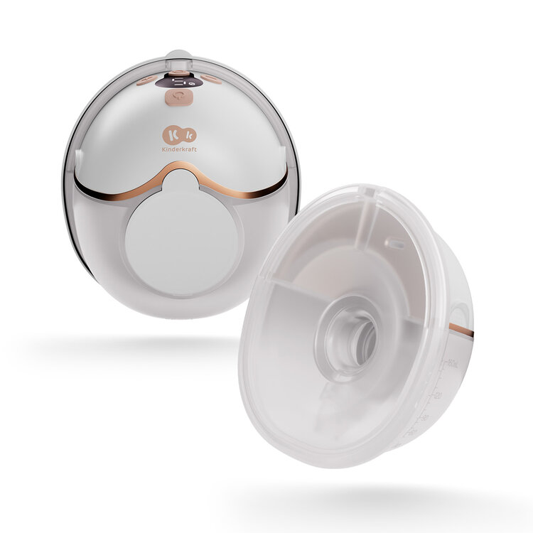 KINDERKRAFT Odsávačka mateřského mléka Single Hands-free Mamaflow Gold Kinderkraft