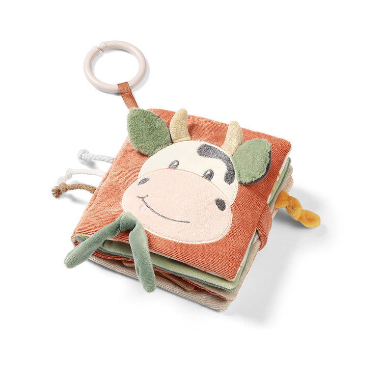 BABYONO Knížka senzorická Cow Bingo 0m+ BabyOno