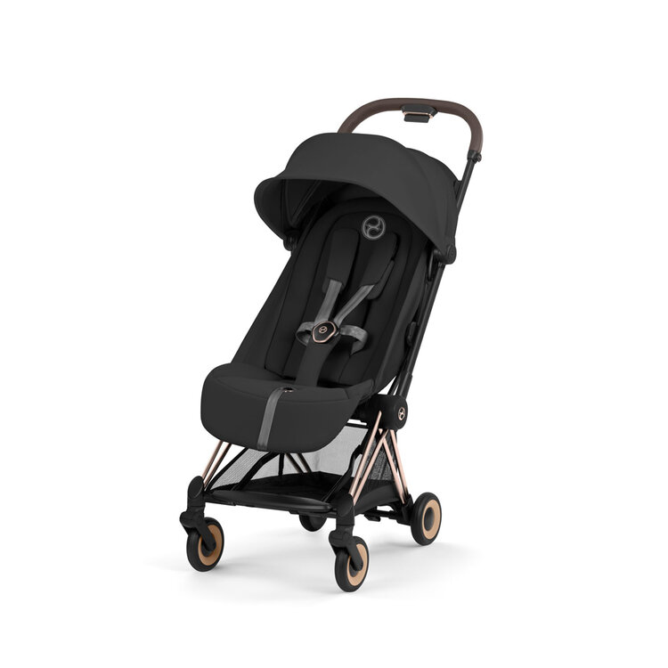 CYBEX Golfový kočárek Coya Sepia Black (Rosegold Frame) 2026 Platinum Cybex